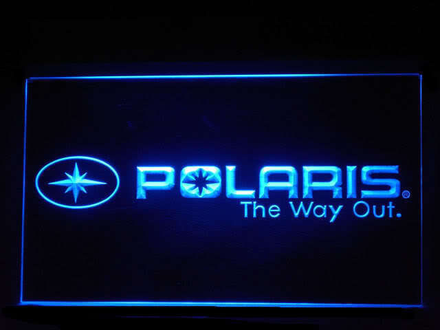 Polaris Snowmobile LED Sign